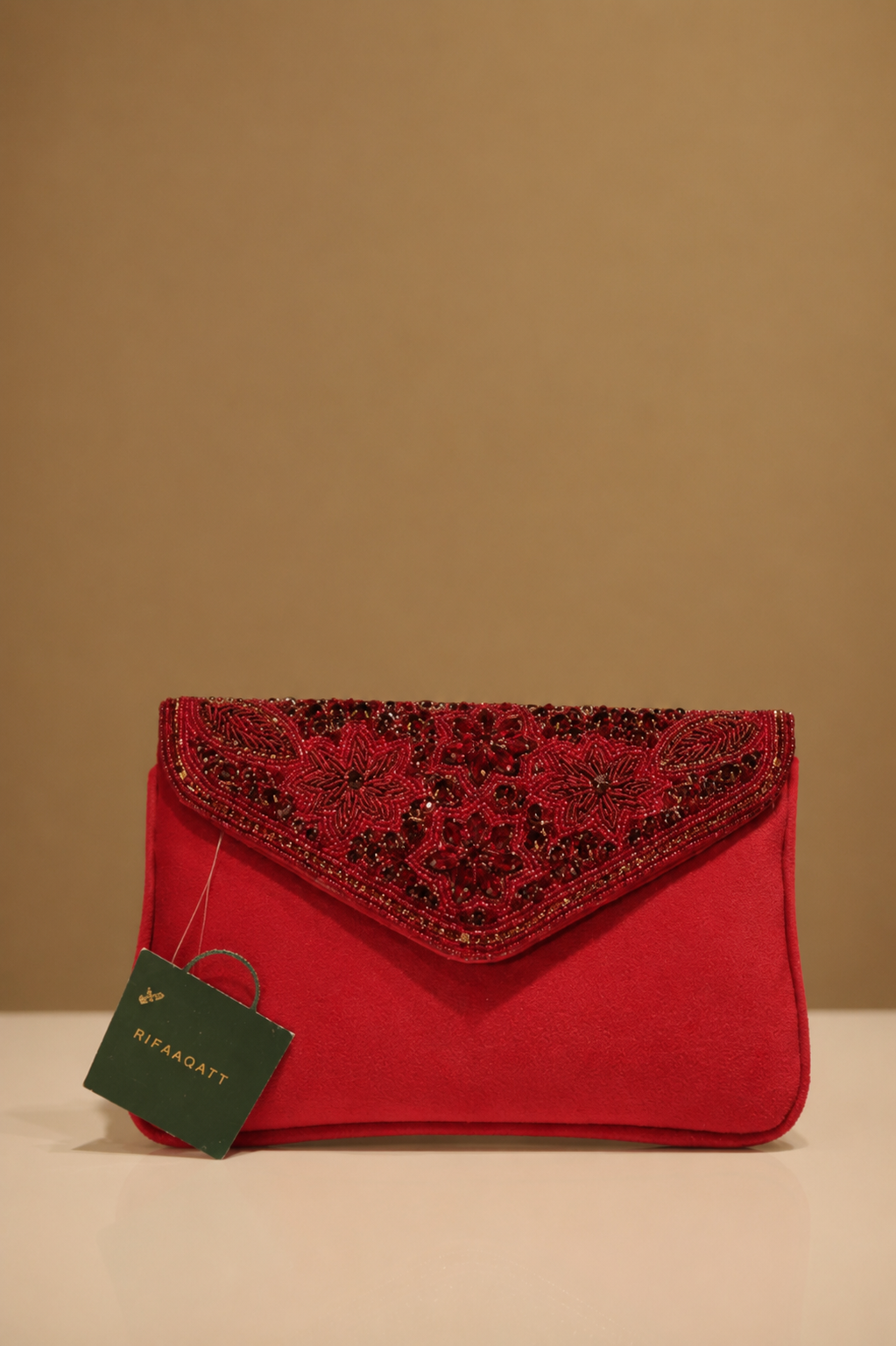 Pink Floral Embroidered Designer Purse for Women